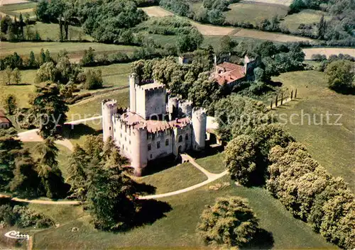 AK / Ansichtskarte Mazeres_Gironde Chateau vue aerienne Mazeres Gironde
