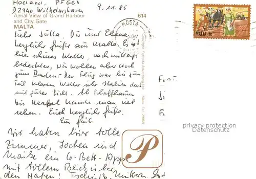 AK / Ansichtskarte Malta Aerial view of Grand Harbour and City Gate Malta