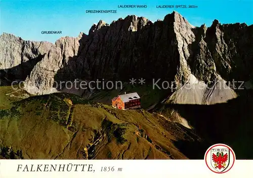 AK / Ansichtskarte Hinterriss_Tirol Falkenhuette Karwendelgebirge Fliegeraufnahme Hinterriss Tirol