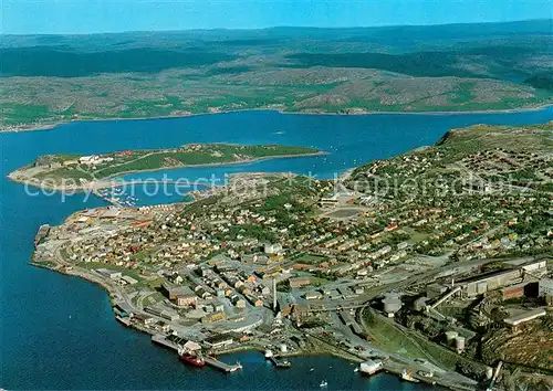 AK / Ansichtskarte Kirkenes Fliegeraufnahme Kirkenes