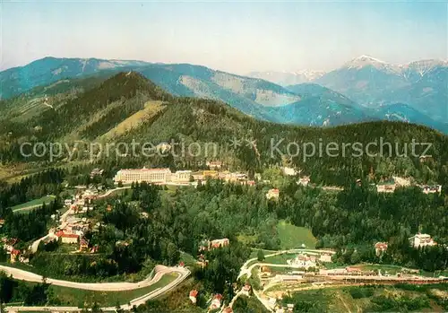 AK / Ansichtskarte Semmering_Niederoesterreich Hoehenluftkurort Alpenpanorama Fliegeraufnahme Semmering