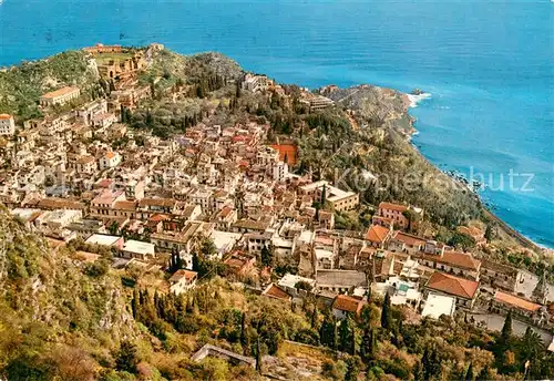 AK / Ansichtskarte Taormina_Sizilien Panorama Taormina Sizilien