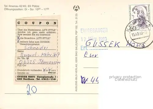 AK / Ansichtskarte Ilmenau_Thueringen Berggasthof Hohe Warte Aussichtsturm Ilmenau Thueringen