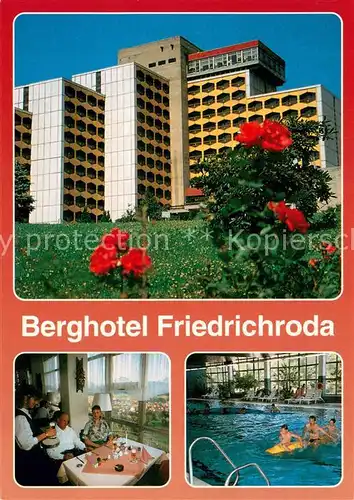 AK / Ansichtskarte Friedrichroda Berghotel Restaurant Hallenbad Friedrichroda