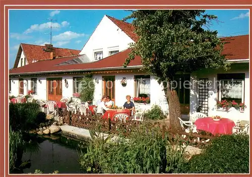 AK / Ansichtskarte Straupitz Spreewaldpension Winzer Terrasse Straupitz