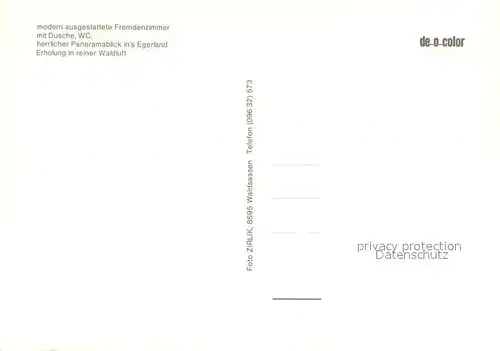 AK / Ansichtskarte Hatzenreuth Cafe Pension Berghof Gastraeume Terrasse Hatzenreuth