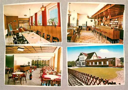 AK / Ansichtskarte Velen Westfalenschaenke Kegelbahn Bar Gastraum Velen