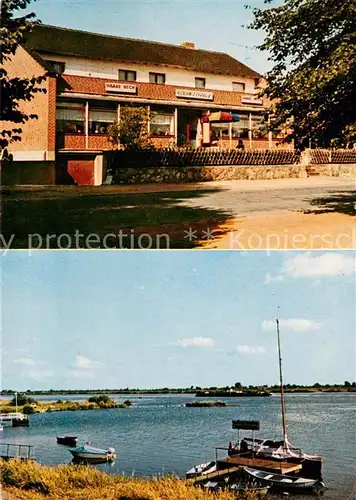 AK / Ansichtskarte Tesperhude_Elbe Restaurant Elbblick Elbepartie Tesperhude Elbe