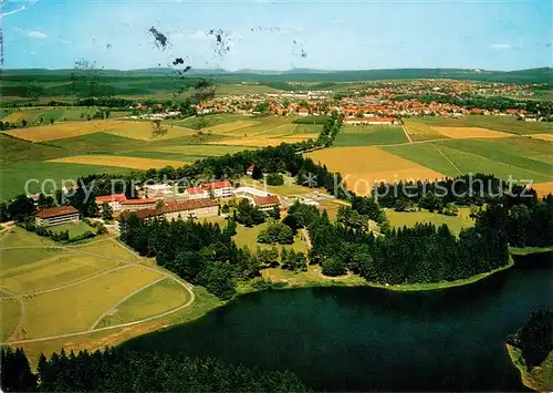 AK / Ansichtskarte Clausthal Zellerfeld Kurklinik am Hasenbach der LVA Hannover Fliegeraufnahme Clausthal Zellerfeld