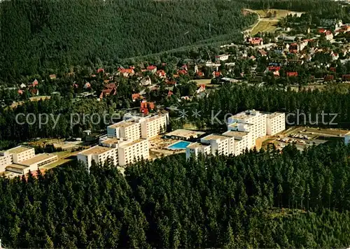 AK / Ansichtskarte Hahnenklee Bockswiese_Harz Ferienpark Fliegeraufnahme Hahnenklee Bockswiese