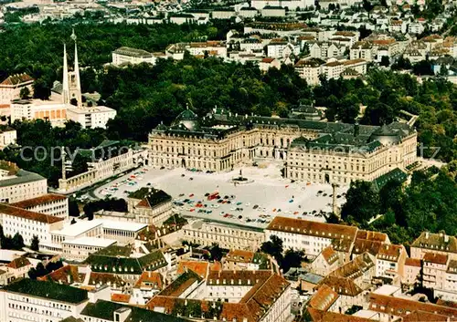 AK / Ansichtskarte Wuerzburg Residenz Fliegeraufnahme Wuerzburg