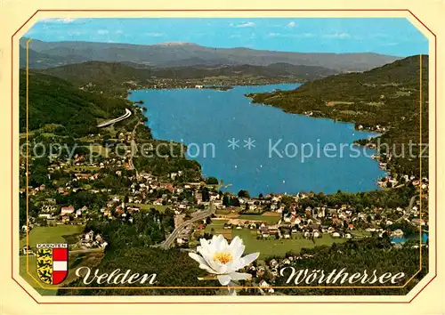 AK / Ansichtskarte Velden_Woerthersee Fliegeraufnahme Velden Woerthersee