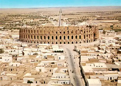 AK / Ansichtskarte El_Jem Das Collosseum Fliegeraufnahme El_Jem