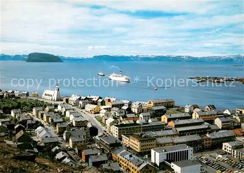 AK / Ansichtskarte Hammerfest Utsikt over del av byen Hammerfest