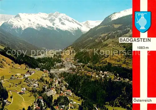 AK / Ansichtskarte Badgastein Fliegeraufnahme mit Radhausberg Badgastein