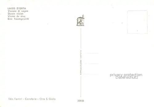 AK / Ansichtskarte Lago_d_Orta Visione di Sogno Fliegeraufnahme Lago_d_Orta