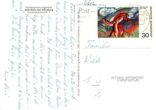 AK / Ansichtskarte Stein_Nuernberg Muettergenesungsheim Stein Nuernberg