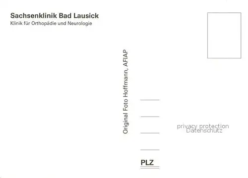 AK / Ansichtskarte Bad_Lausick Sachsenklinik Details Rezeption Bad_Lausick
