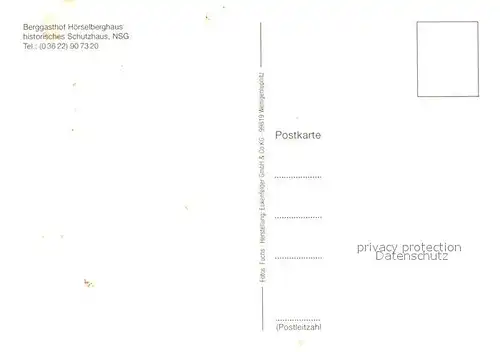 AK / Ansichtskarte Hoerselberg Berggasthof Hoerselberghaus Teilansichten Hoerselberg