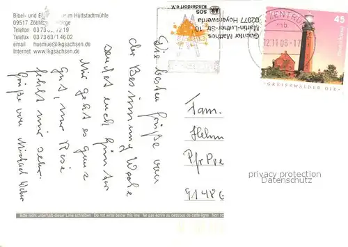 AK / Ansichtskarte Zoeblitz_Sachsen Erholungsheim Huettstadtmuehle Gastraum Spielplatz Waldpartie Zoeblitz Sachsen