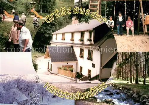 AK / Ansichtskarte Zoeblitz_Sachsen Bibel und Erholungsheim Huettstadtmuehle Zoeblitz Sachsen