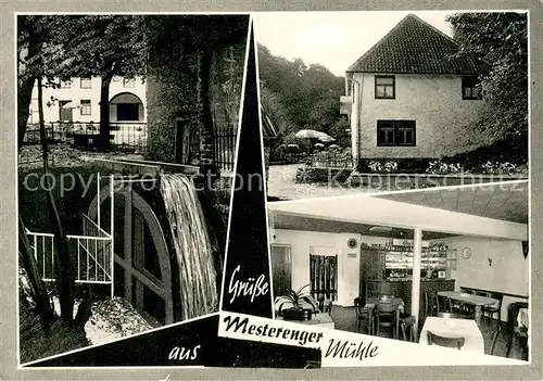 AK / Ansichtskarte Vossenack Pension Cafe Restaurant Mesterenger Muehle Gastraum Vossenack