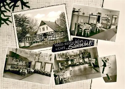 AK / Ansichtskarte Bad_Oeynhausen Waldrestaurant Siekertal Gast und Veranstaltungsraeume Bad_Oeynhausen