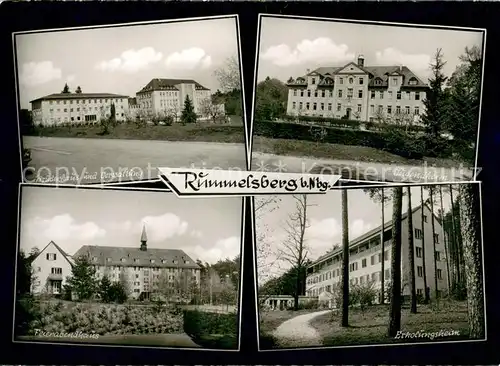 AK / Ansichtskarte Rummelsberg Bruderhaus und Verwaltung Jugendheim Feierabendhaus Erholungsheim Rummelsberg