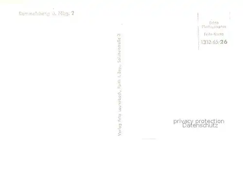 AK / Ansichtskarte Rummelsberg Philippuskirche Bruderhaus Hospiz Gedaechtniskreuz Feierabendhaus Speisesaal Rummelsberg