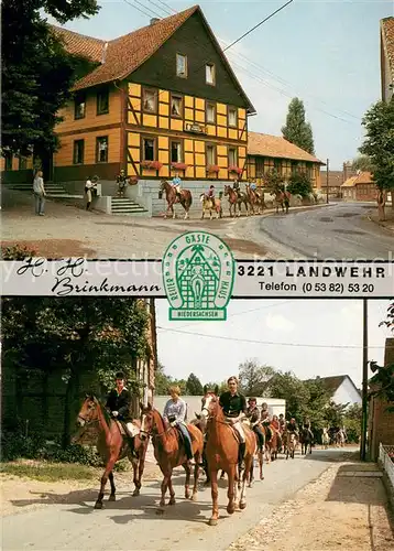 AK / Ansichtskarte Ohlenrode Reiter Gaeste Haus Niedersachsen Reitausflug Ohlenrode