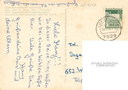 AK / Ansichtskarte Seppenhofen Gasthaus Hirschen Seppenhofen