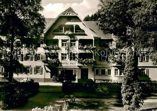 AK / Ansichtskarte Schoenmuenzach Kurhotel Post Schoenmuenzach