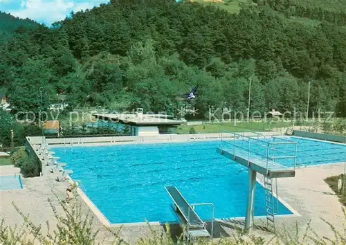 AK / Ansichtskarte Nordrach Freischwimmbad Nordrach