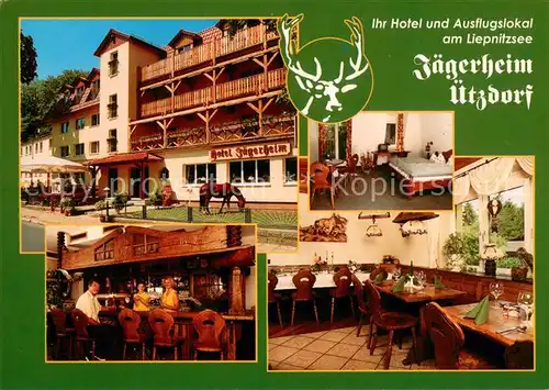 AK / Ansichtskarte uetzdorf_Lanke Hotel Gaststaette Jaegerheim Ausflugslokal 