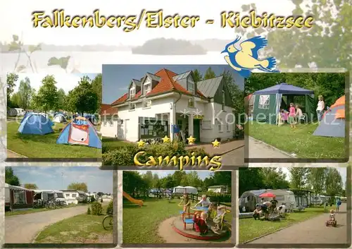 AK / Ansichtskarte Falkenberg_Elster Campingplatz Erholungsgebiet Kiebitz See Falkenberg_Elster