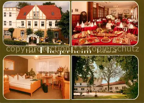 AK / Ansichtskarte Borkheide Hotel Fliegerheim Restaurant Buffet Fremdenzimmer Borkheide