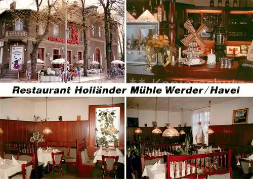 AK / Ansichtskarte Werder_Havel Restaurant Hollaender Muehle Werder Havel