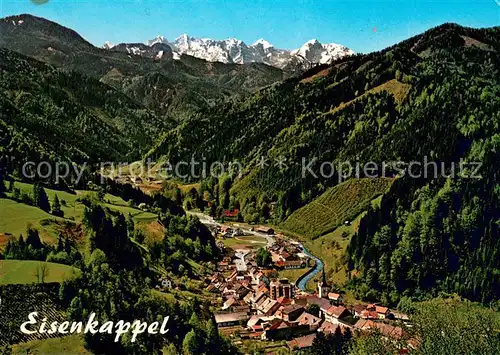 AK / Ansichtskarte Eisenkappel Vellach Panorama Talblick Steiner Alpen Eisenkappel Vellach