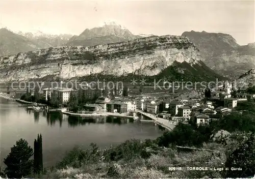 AK / Ansichtskarte Torbole_Lago_di_Garda Panorama Gardasee Alpen Torbole_Lago_di_Garda