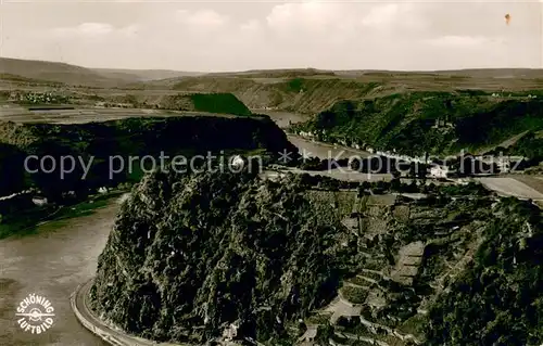 AK / Ansichtskarte St_Goarshausen Die Loreley Felsen Rheintal St_Goarshausen