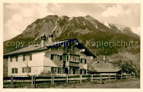 AK / Ansichtskarte Oberstdorf Landhaus Titscher Alpen Oberstdorf