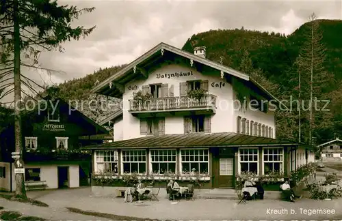 AK / Ansichtskarte Bad_Kreuth Gasthaus Cafe Batznhaeusl am Tegernsee Bad_Kreuth