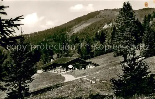 AK / Ansichtskarte Rottach Egern Berggasthaus Baeckeralm Rottach Egern