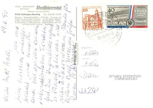 AK / Ansichtskarte Rachtig Hotel Restaurant Weingut Deutschherrenhof Rachtig