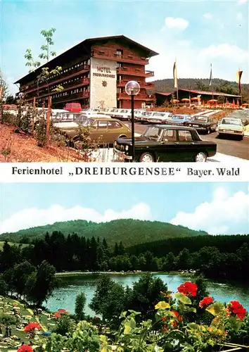AK / Ansichtskarte Rothau_Dreiburgensee Ferienhotel Dreiburgensee Bayerischer Wald 
