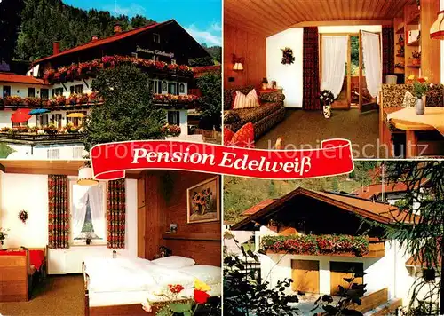 AK / Ansichtskarte Reit_Winkl Hotel Pension Edelweiss Fremdenzimmer Reit_Winkl