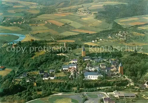 AK / Ansichtskarte Blankenberg_Sieg Fliegeraufnahme mit Burg und Stadt Blankenberg_Sieg