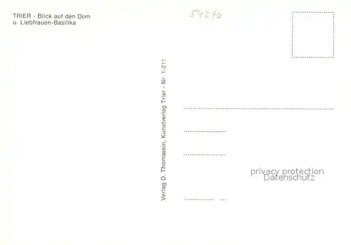 AK / Ansichtskarte Trier Fliegeraufnahme mit Dom und Liebfrauen Basilika Trier
