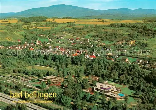AK / Ansichtskarte Bad_Bellingen Fliegeraufnahme mit Mineral Thermalbad Bad_Bellingen