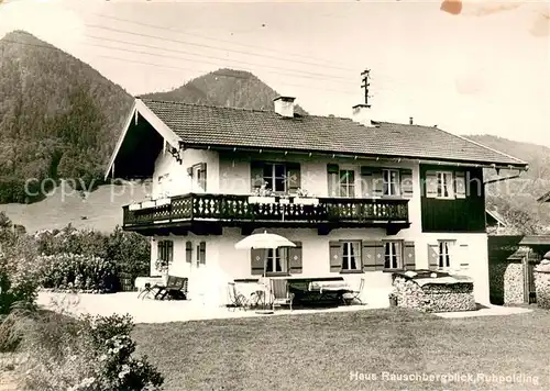 AK / Ansichtskarte Ruhpolding Gaestehaus Pension Haus Rauschbergblick Ruhpolding